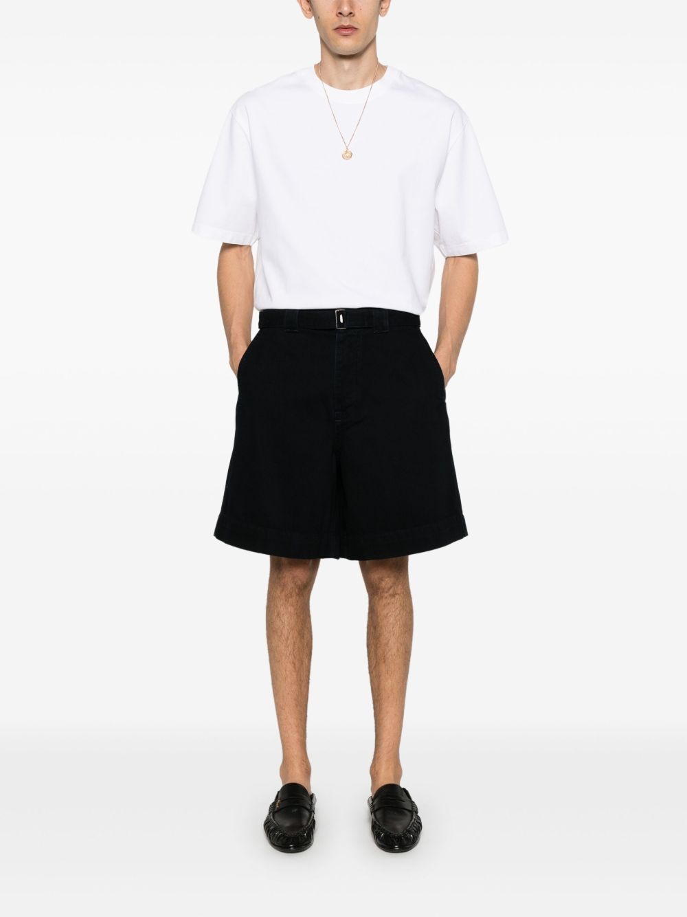 belted shorts - 2