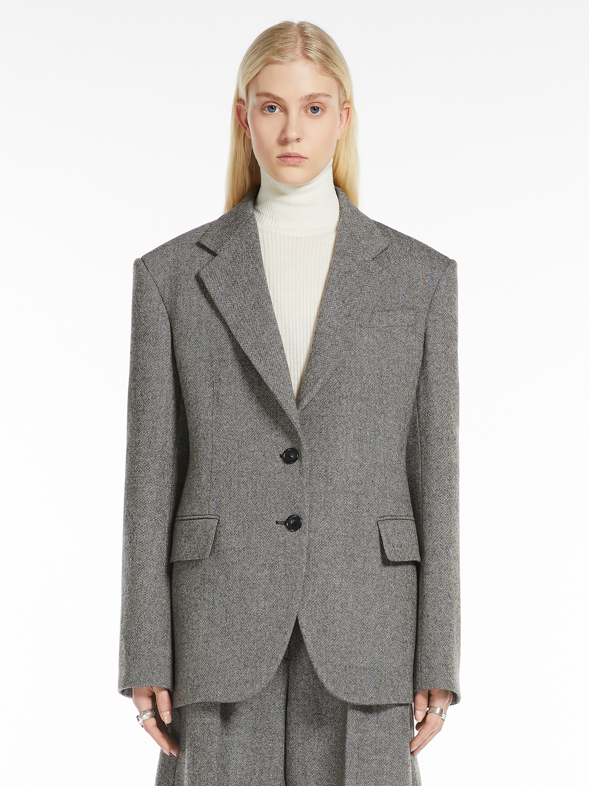 GEL Slim-fit tweed blazer - 3