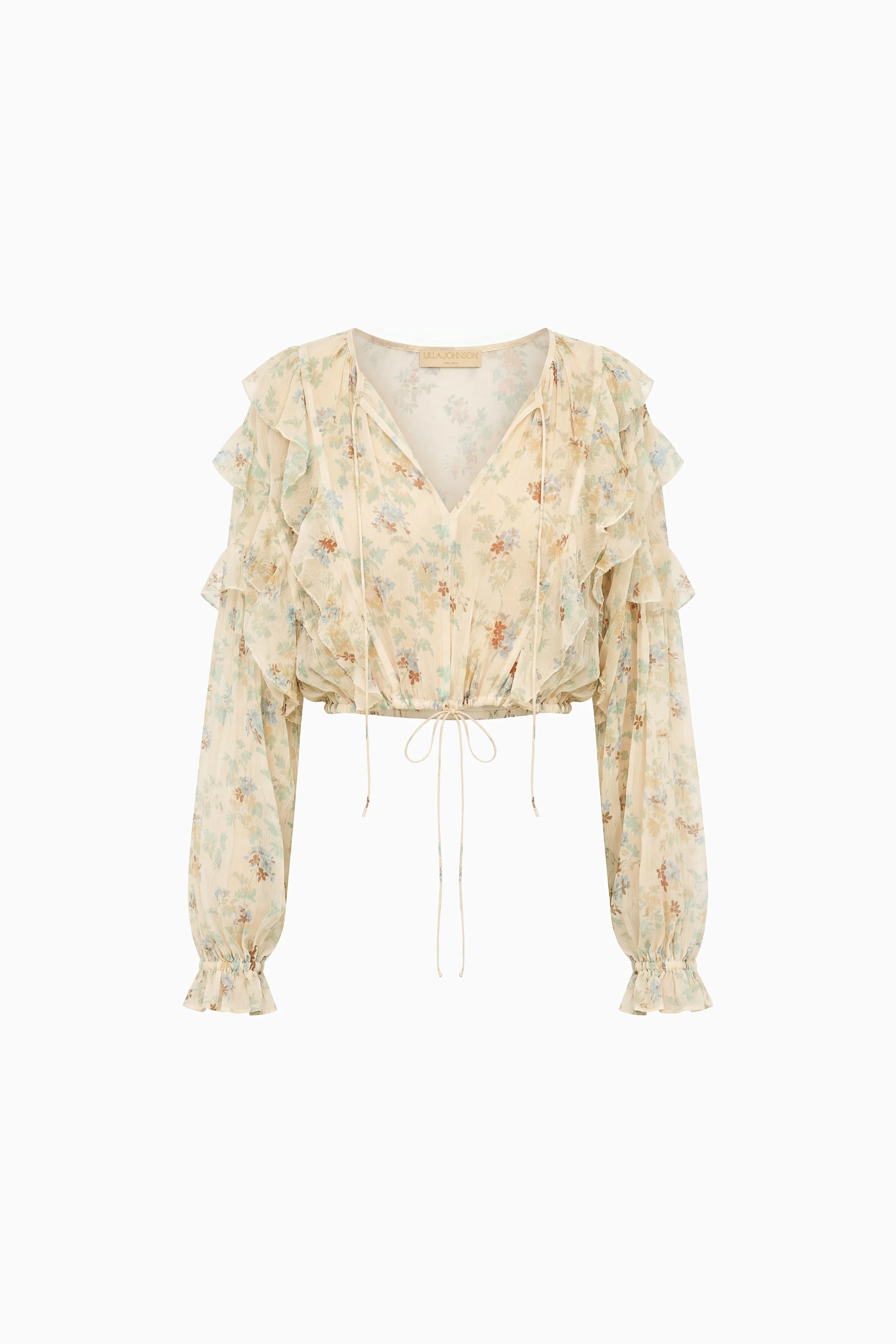 Delfina LS Silk Blouse - 1