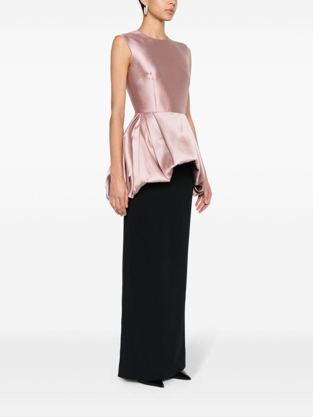 Emi peplum-detail dress - 3