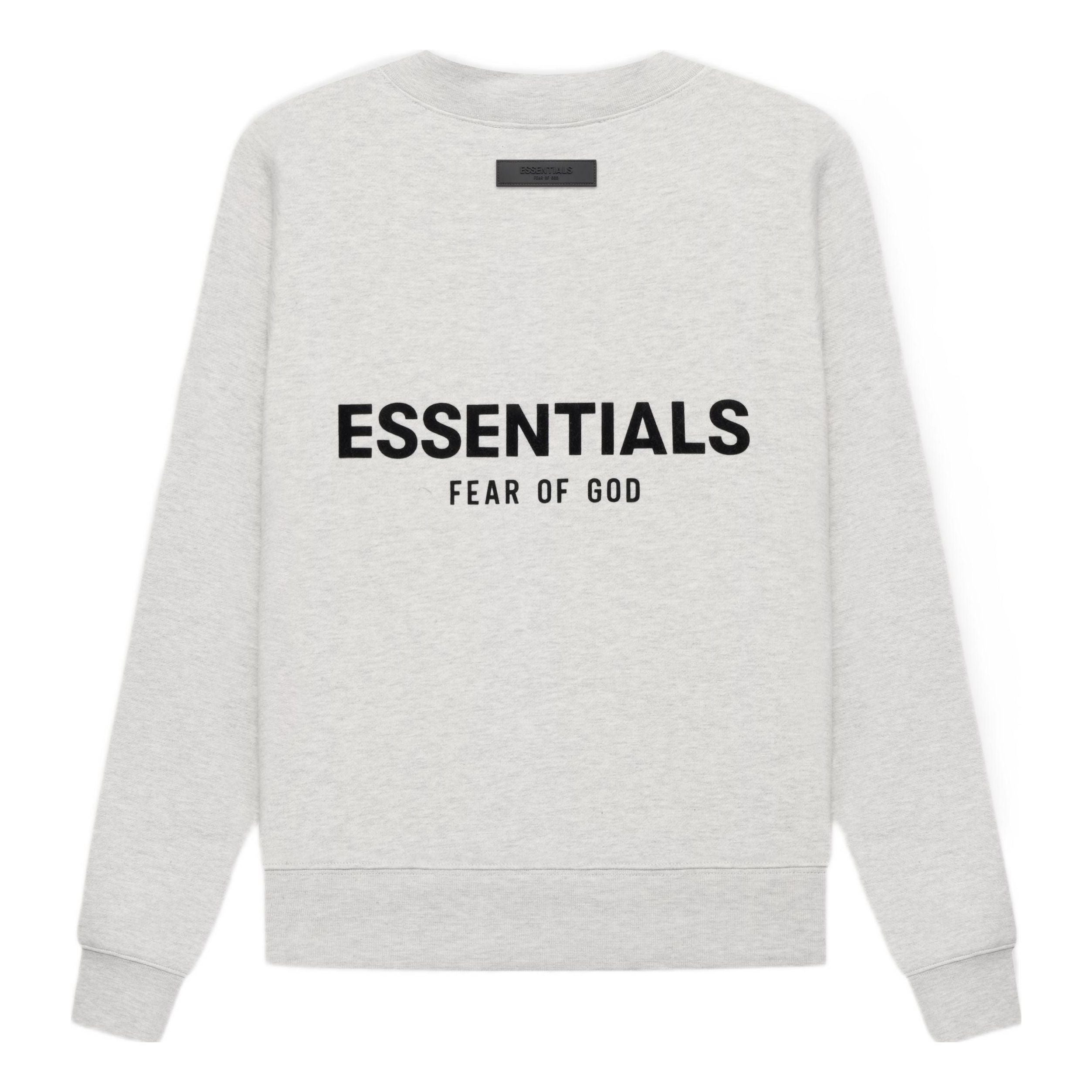 Fear of God Essentials SS22 Crewneck 'Light Oatmeal' FOG-SS22-416 - 2