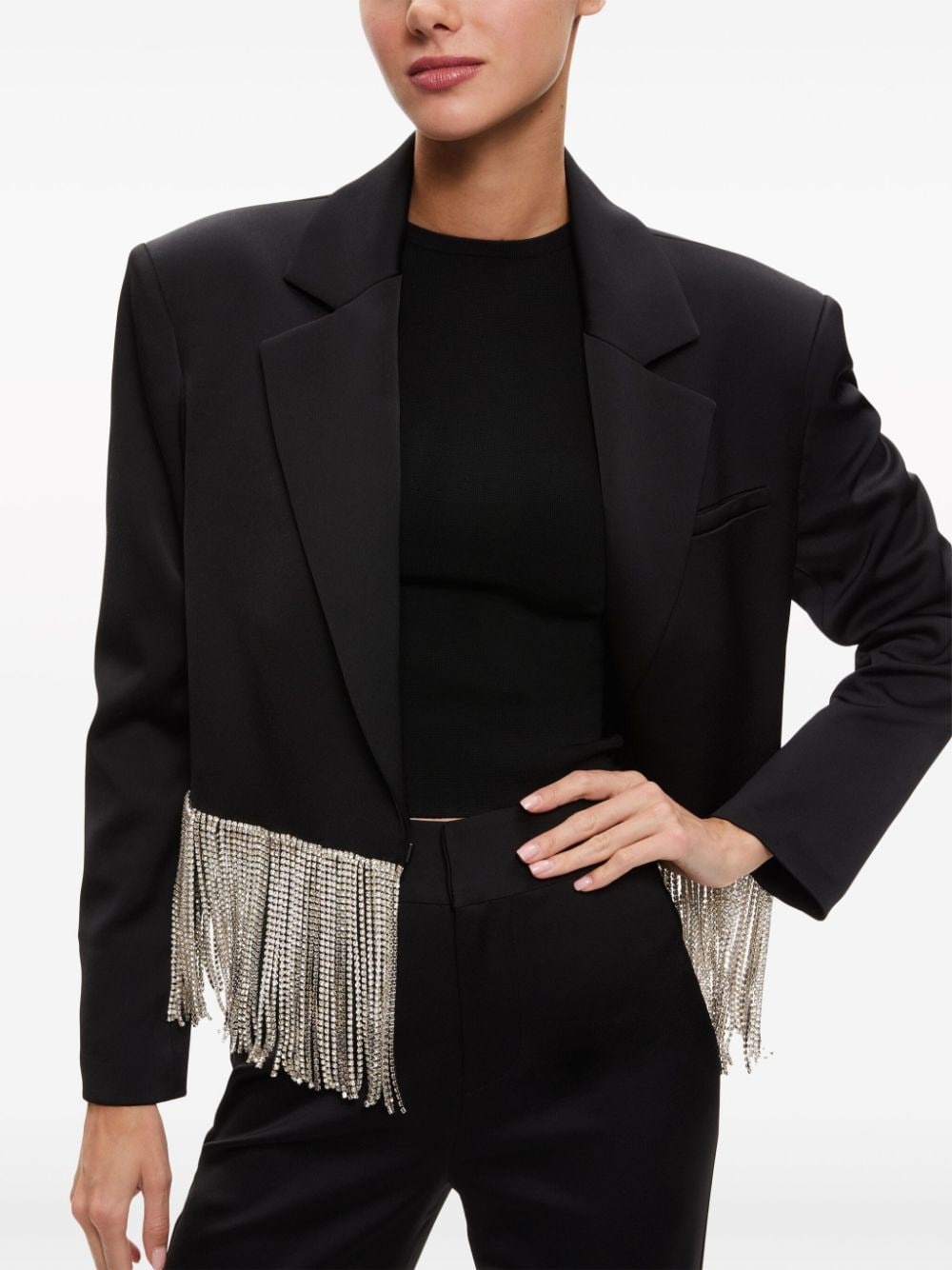 Shan fringed-edge jacket - 3