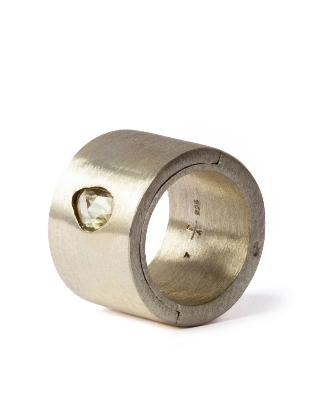Sistema sterling-silver sapphire ring - 1