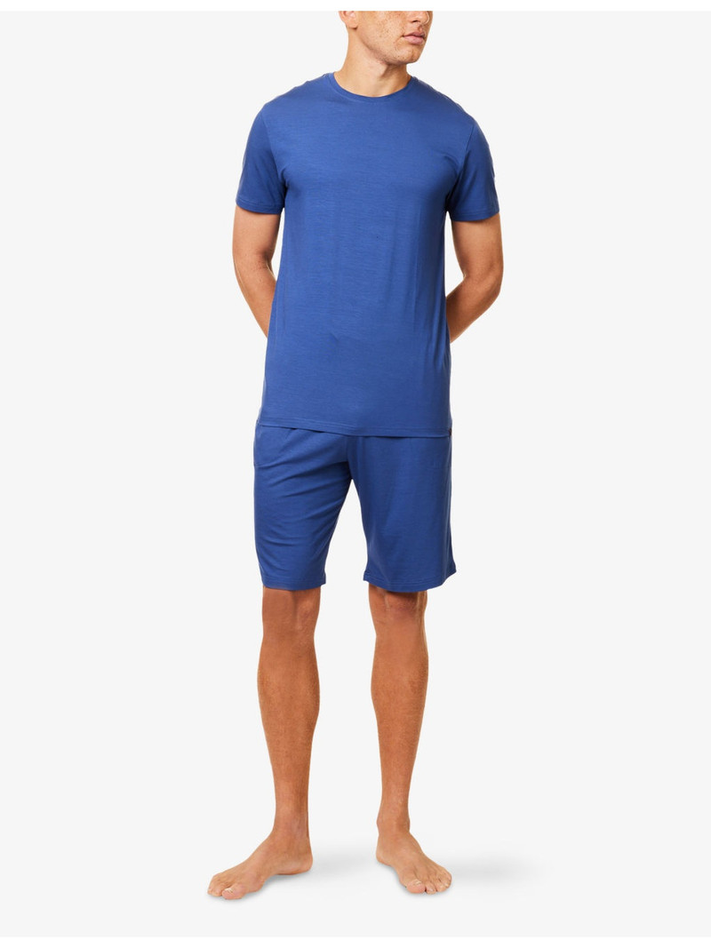 Derek Rose Basel Crewneck Stretch-Modal T-Shirt outlook