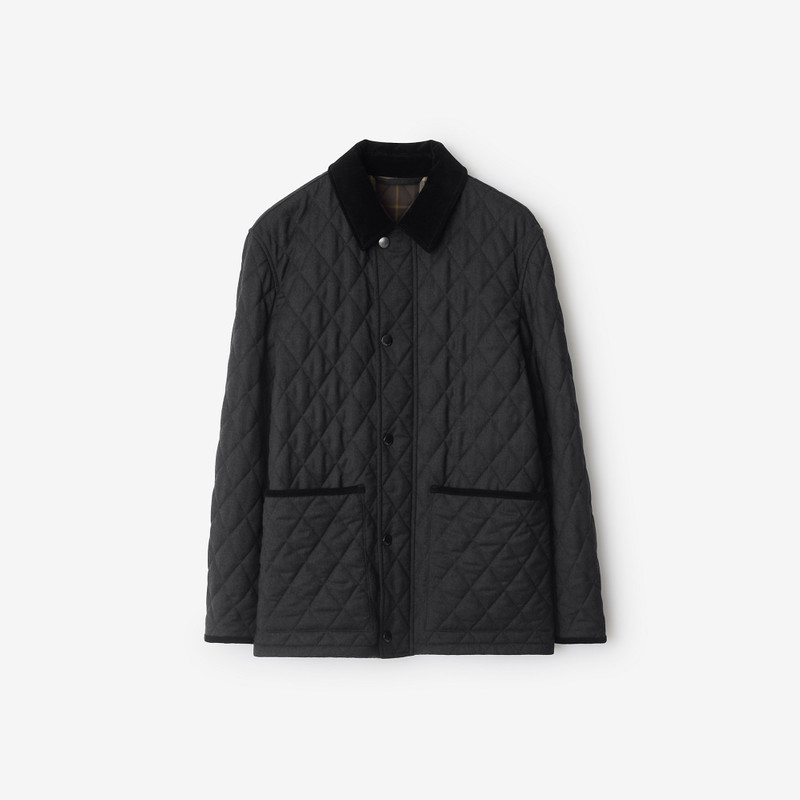 Quilted Wool Barn Jacket 1