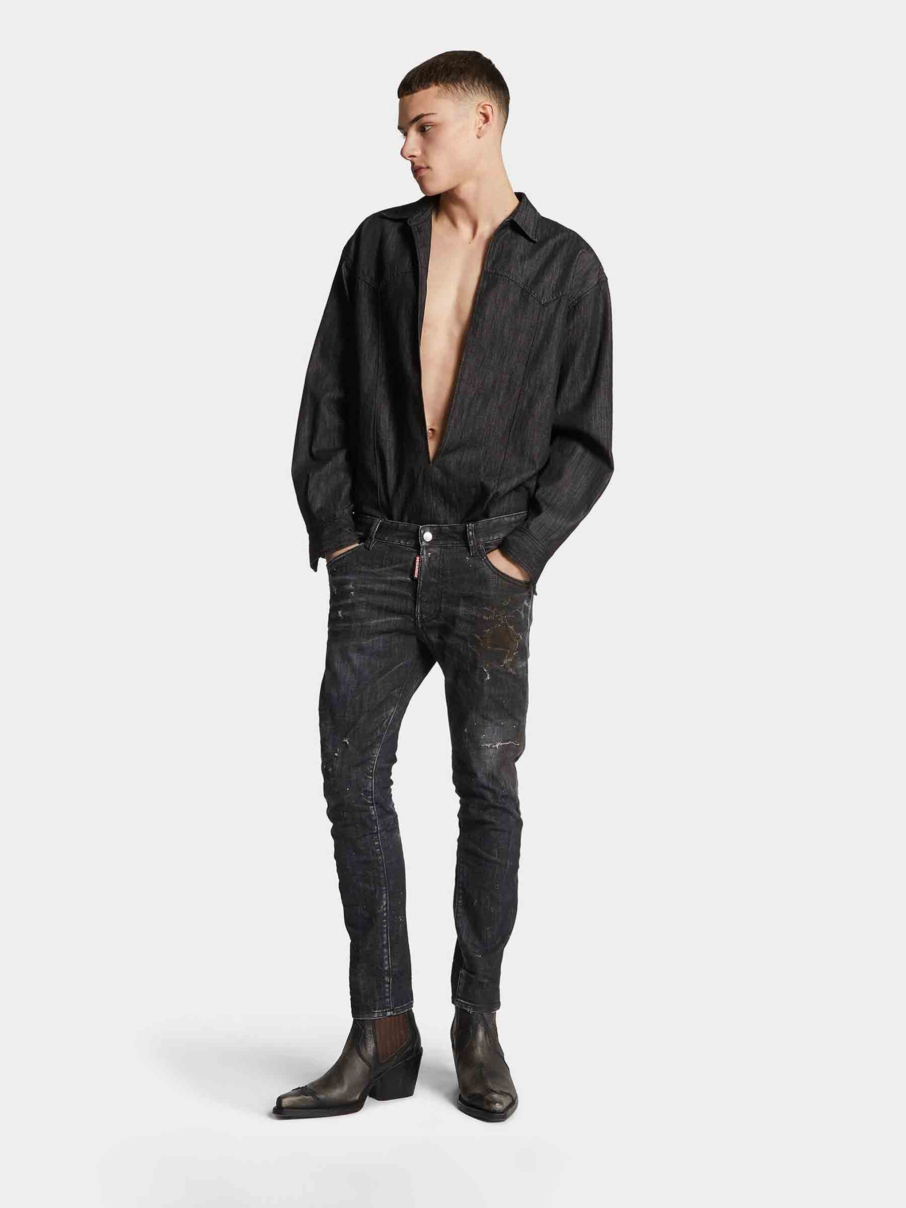 STRAIGHT SKATER JEANS - 2
