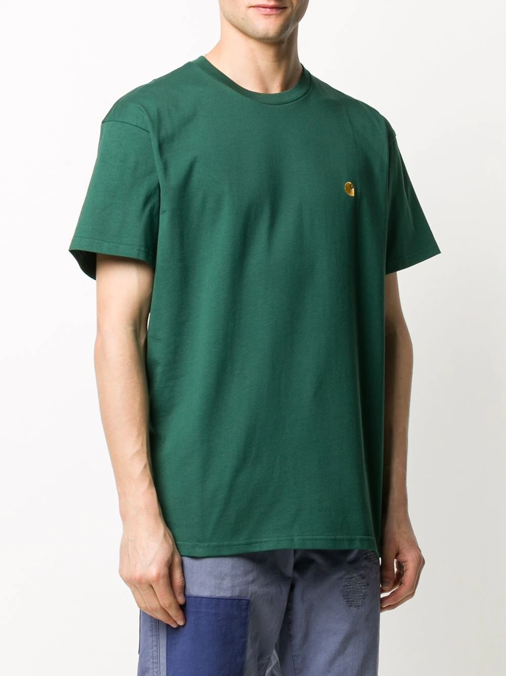 embroidered logo T-shirt - 3