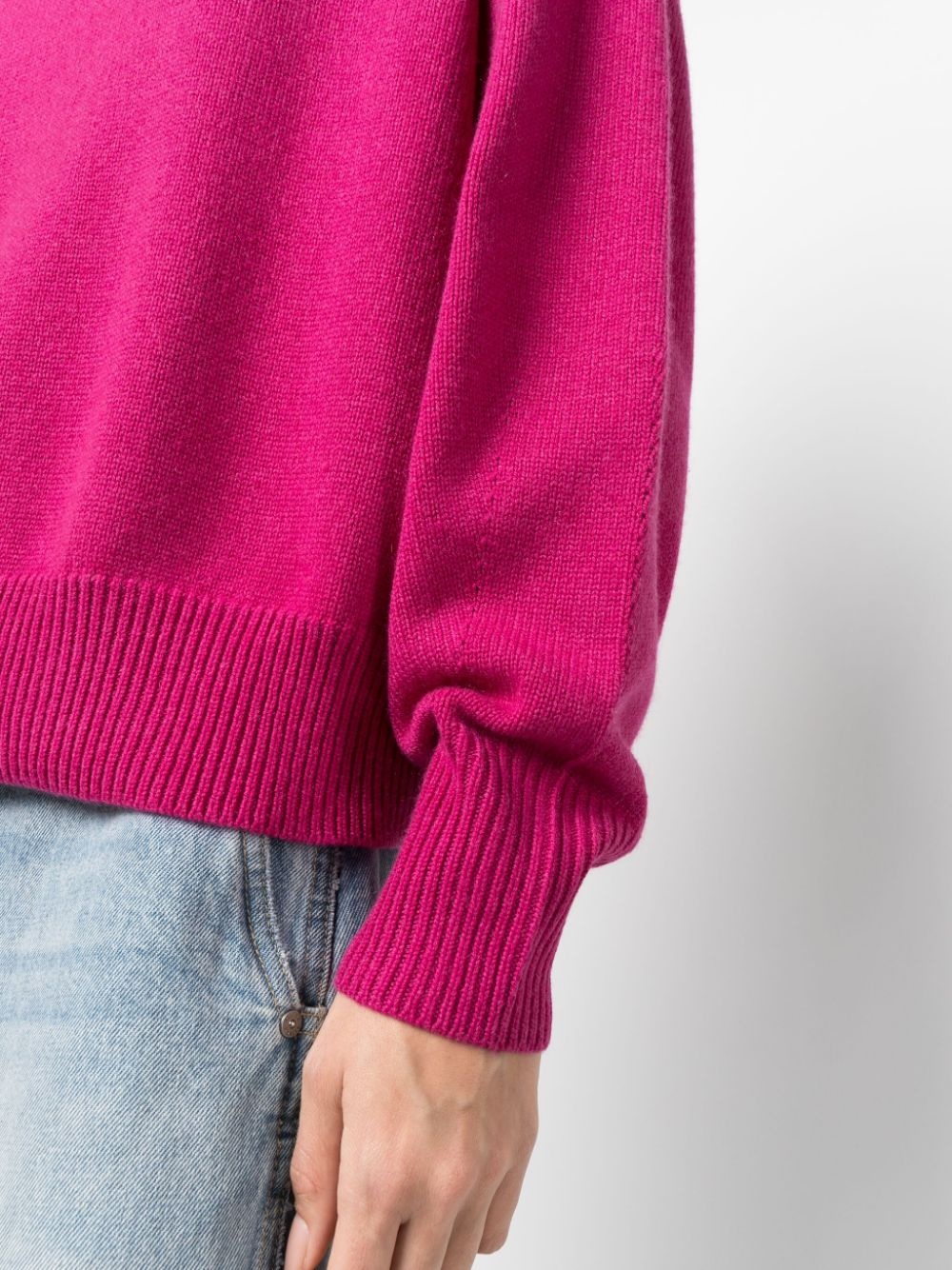 roll-neck cashmere jumper - 5
