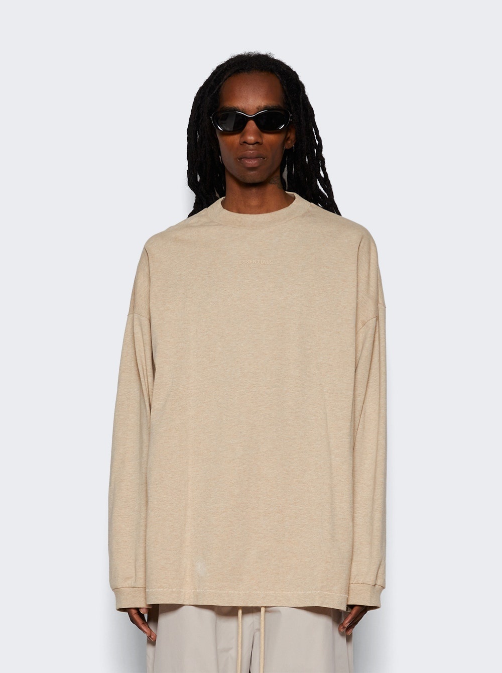 Essentials Long Sleeve Tee Gold Heather - 3