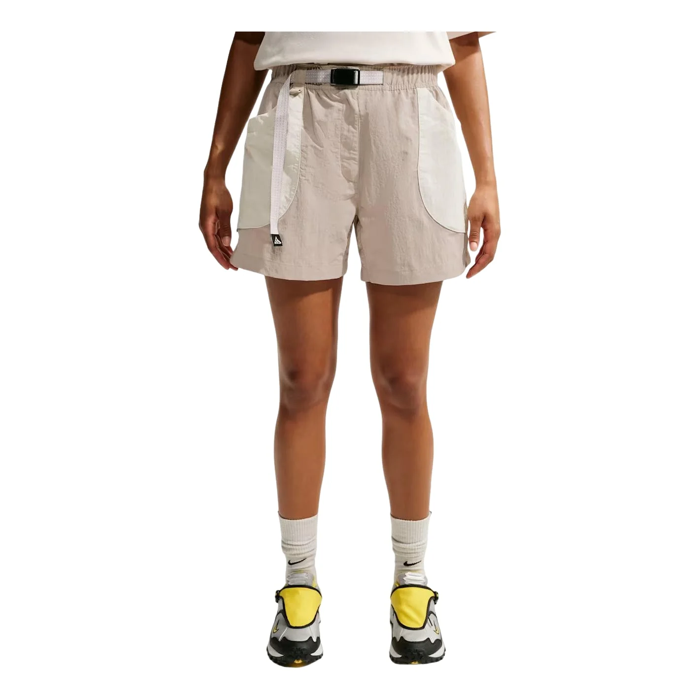 (WMNS) Nike x ACG Dolomiti Shorts 'Cream II Light Orewood Brown Summit White' IF0970-236 - 1