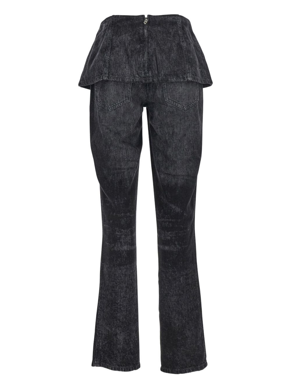 D-Hourijan-Fsh2 peplum-waist jeans - 2