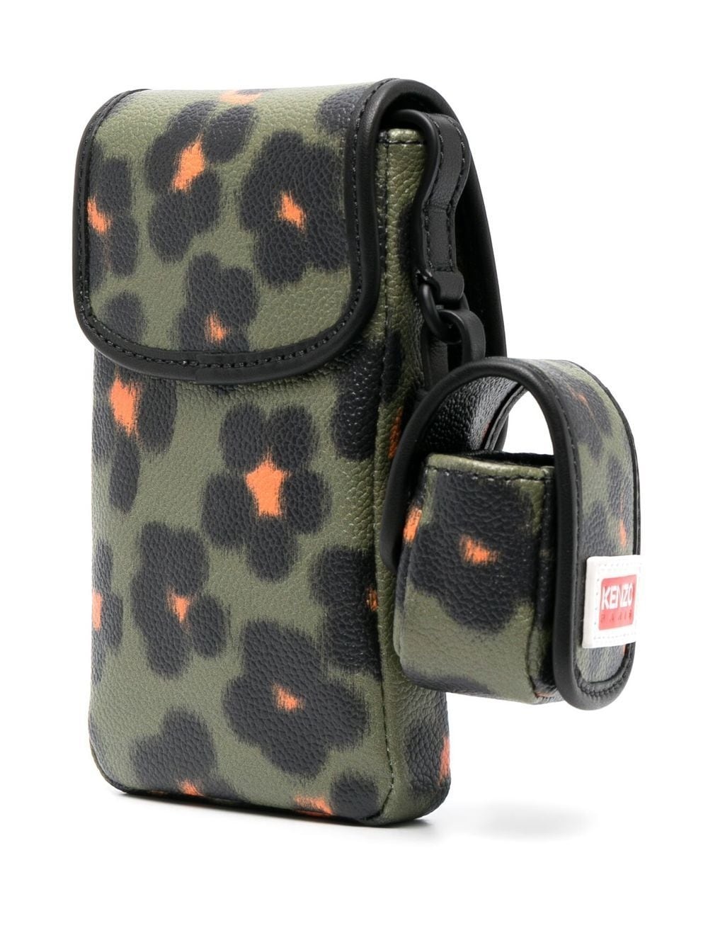 leopard-print phone pouch - 3