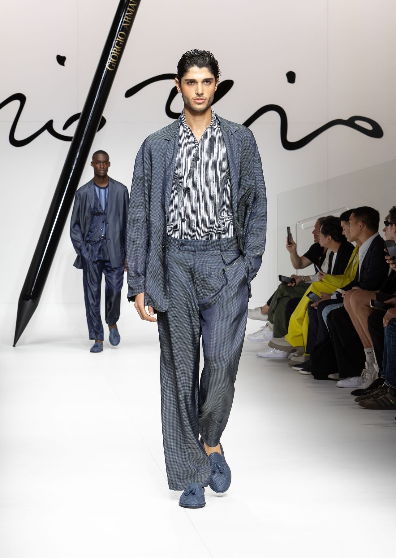 Single-breasted viscose-blend jacquard jacket - 7