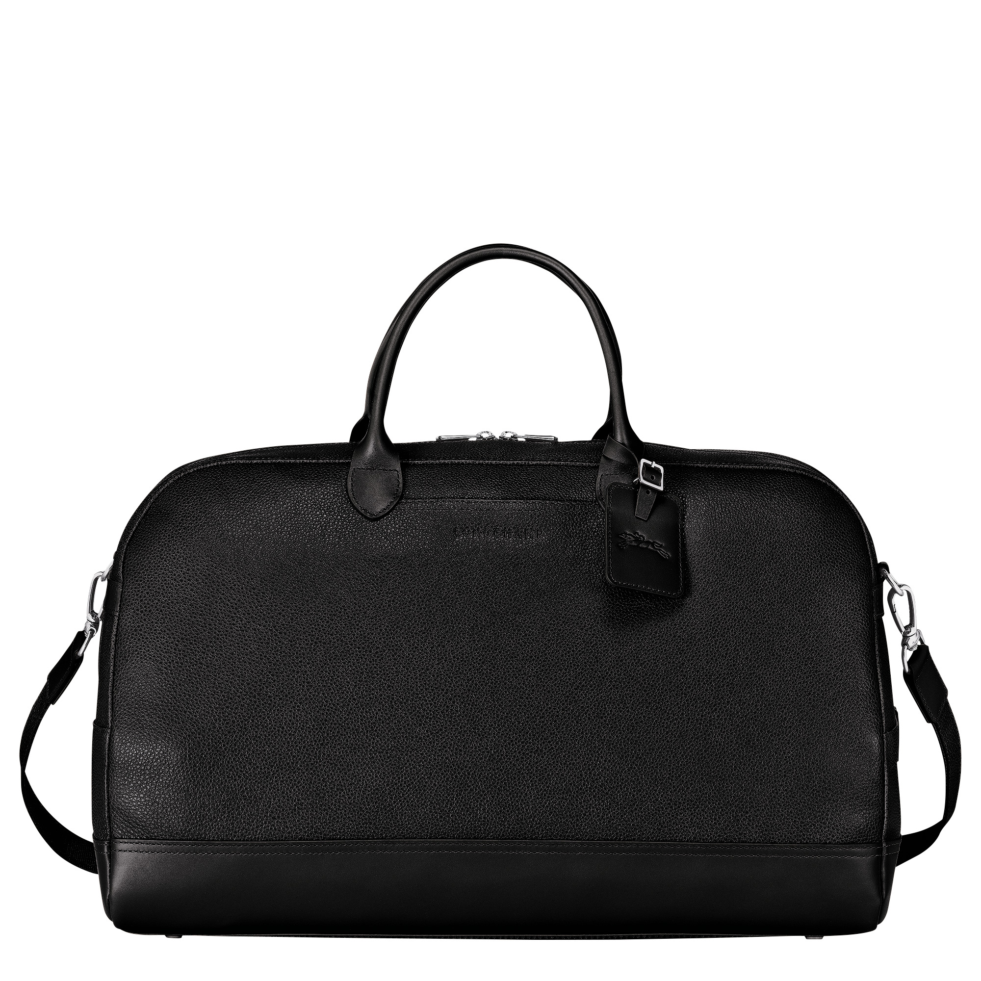 Le Foulonné M Travel bag Black - Leather - 1