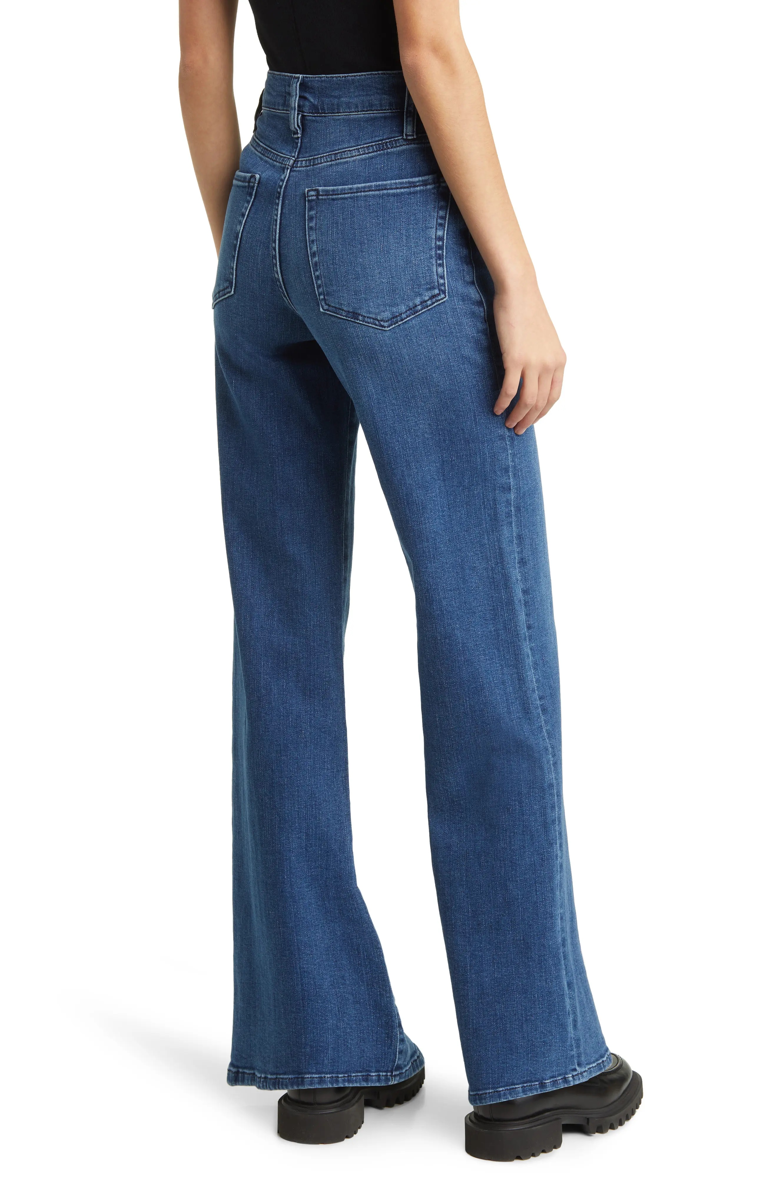 Le Slim Palazzo Ankle Jeans - 2
