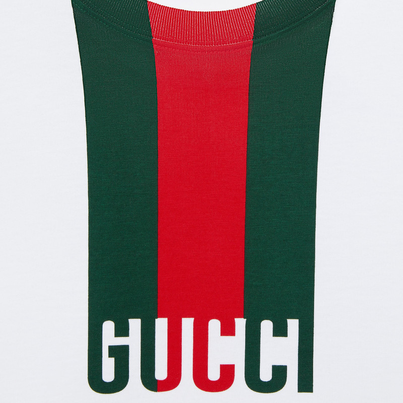 Cotton jersey T-shirt with print 7