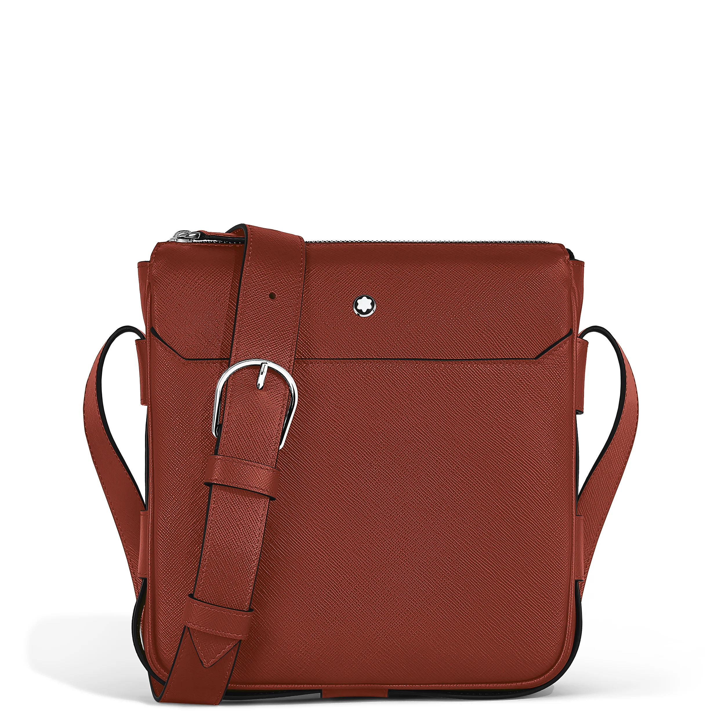 VERTICAL BELT MESSENGER BAG IN SARTORIAL LEATHER - 1