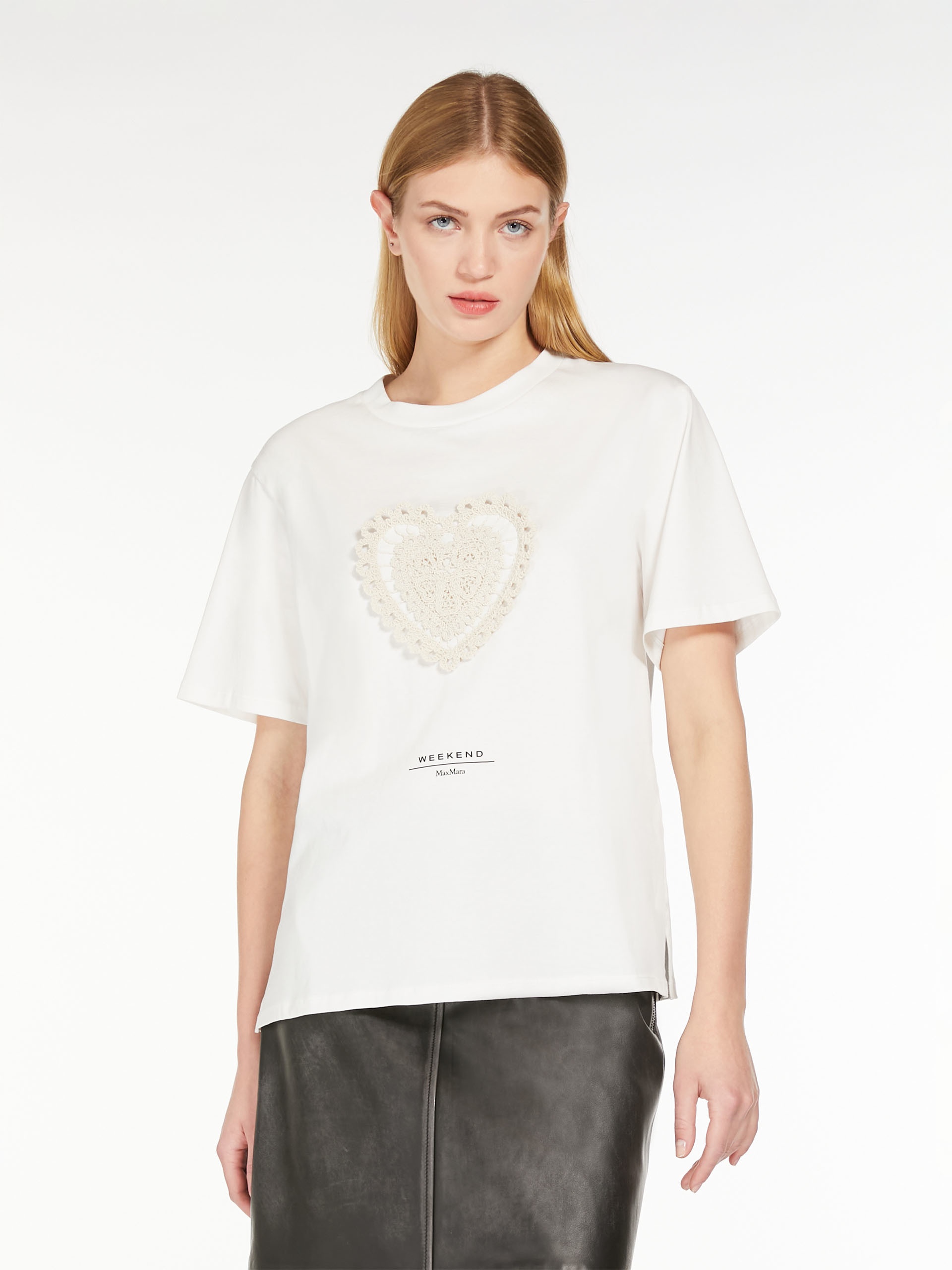 BARBANO Cotton T-shirt with embroidered lettering detail - 5