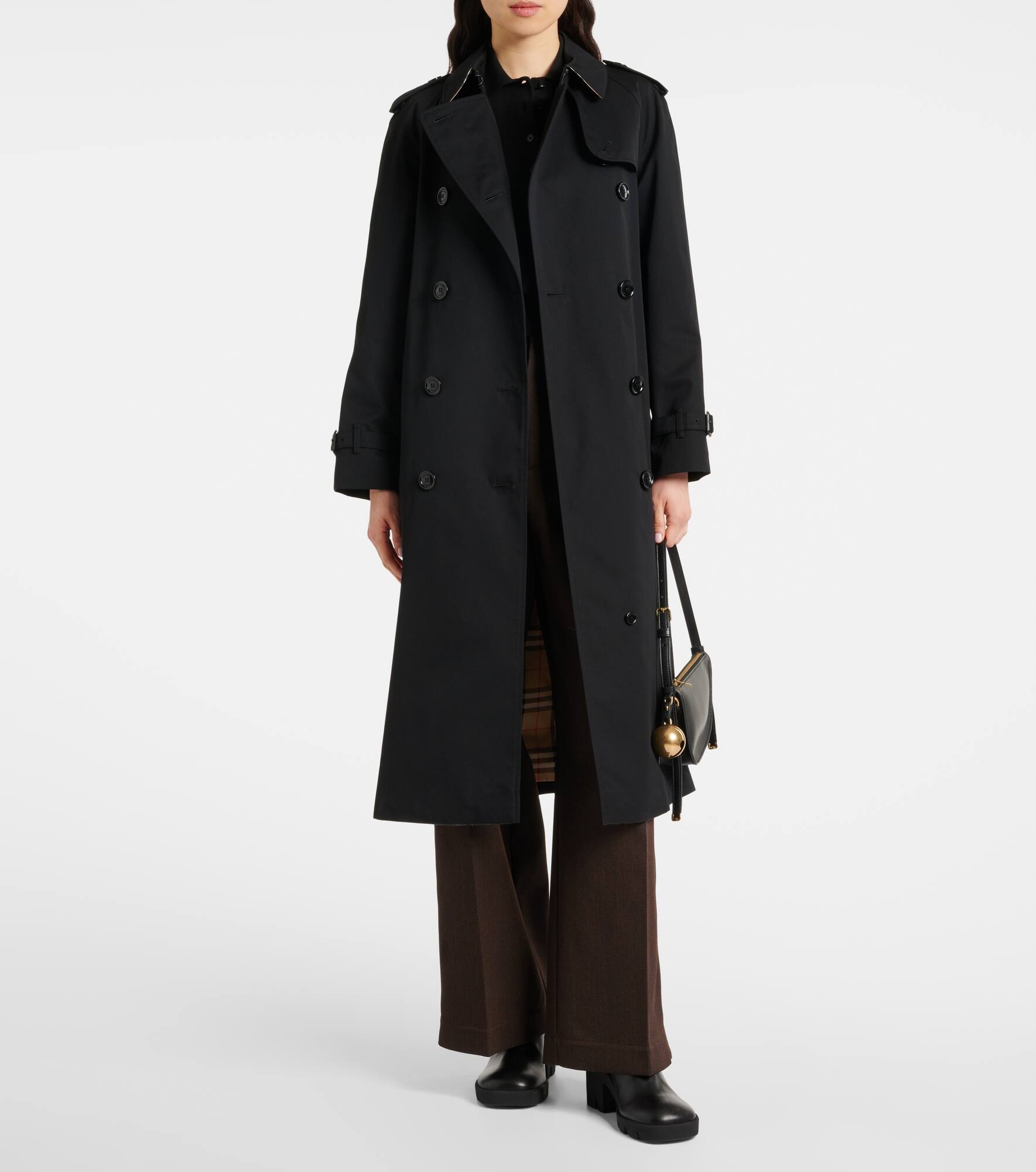 Burberry Check leather Chelsea boots - 3