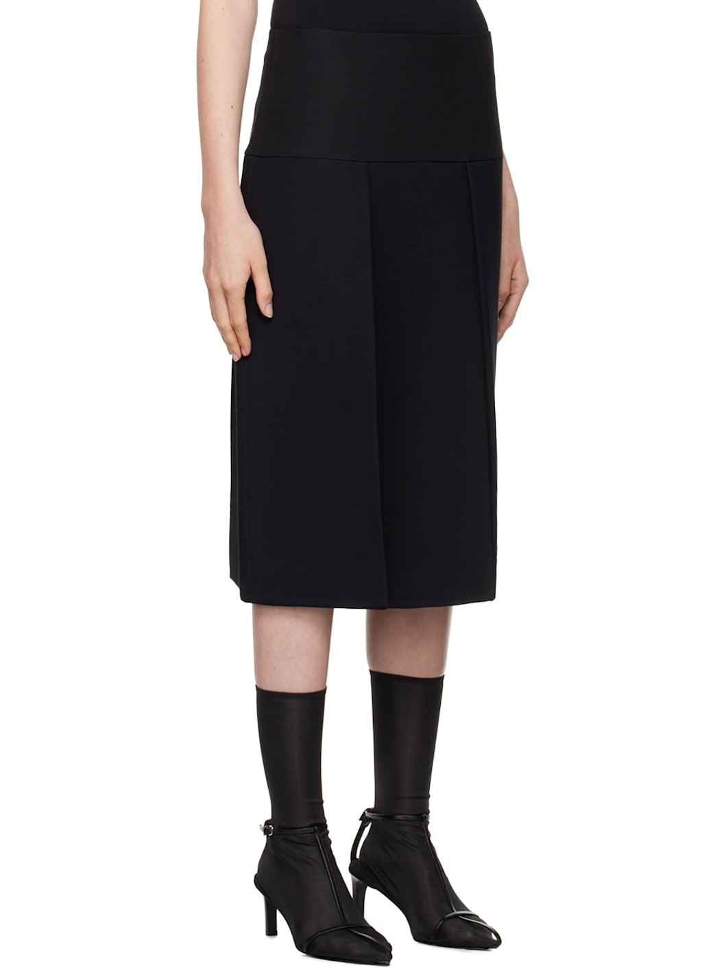Black Kidd Midi Skirt - 2