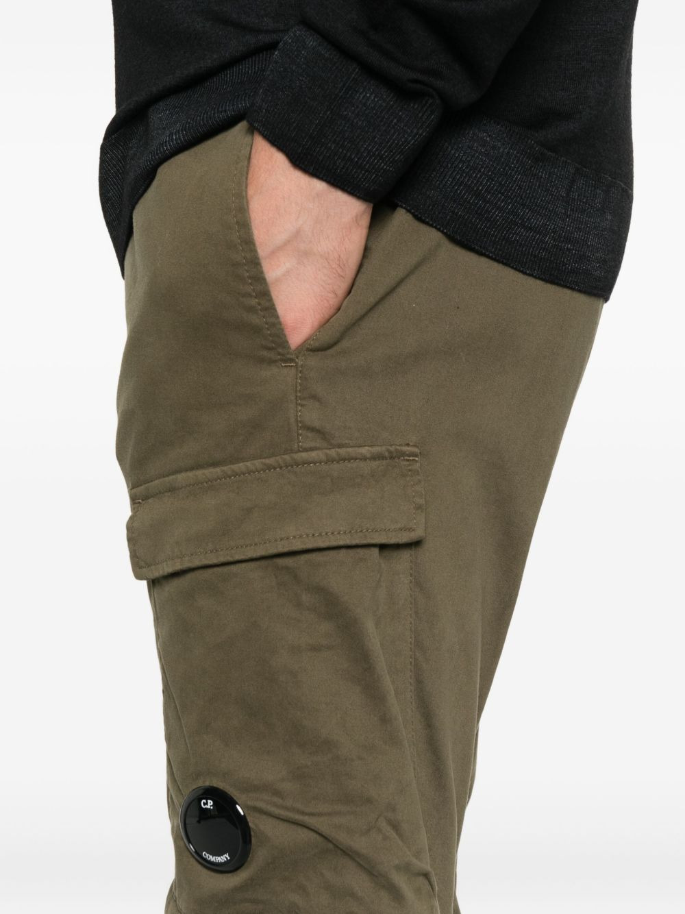 cargo pocket-detail trousers - 5