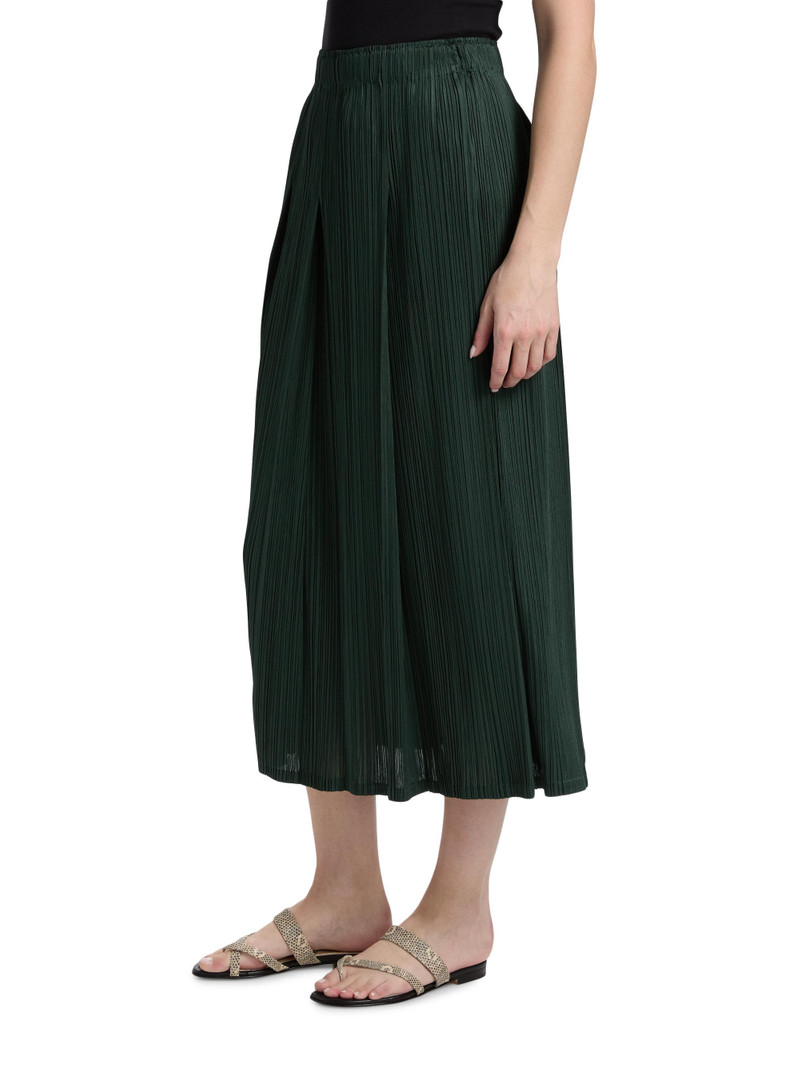 Women's Monthly Colors: December Midi-Skirt - Forest Green 4