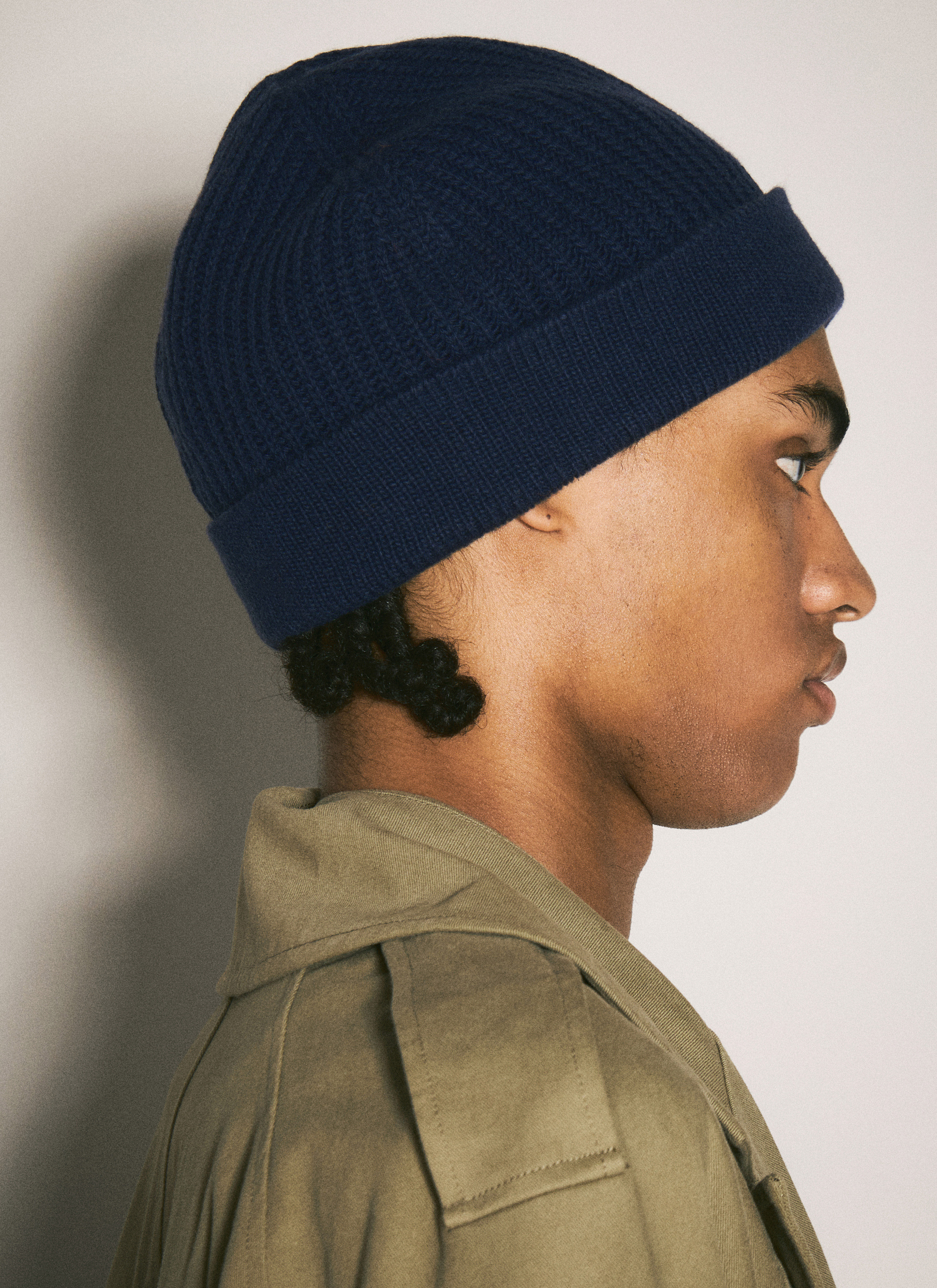 Hand-Embroidered Logo Beanie Hat - 3