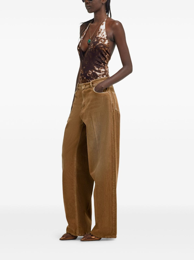 Roberto Cavalli appaloosa-print bodysuit outlook