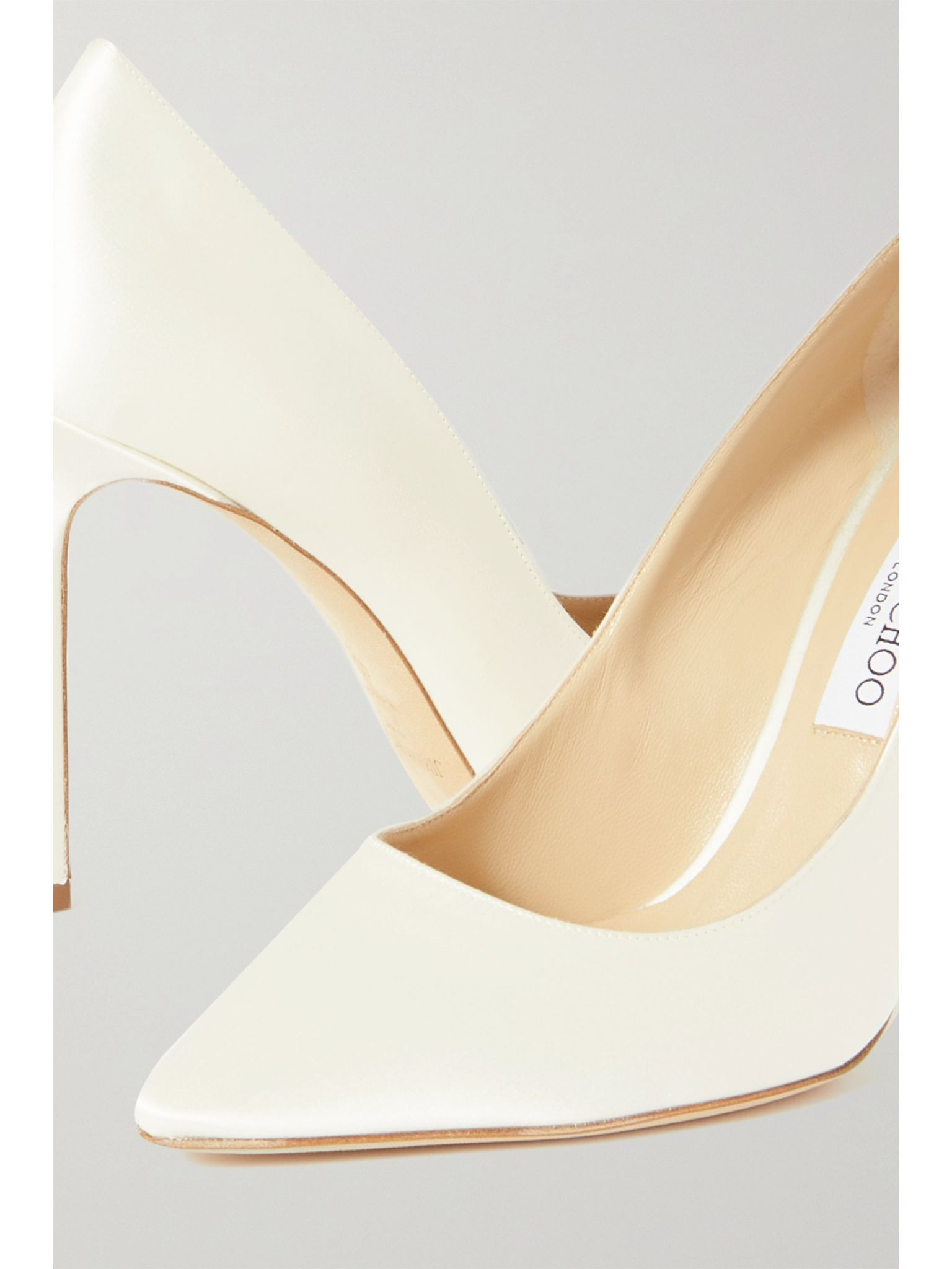 Romy 100 satin pumps White - 4