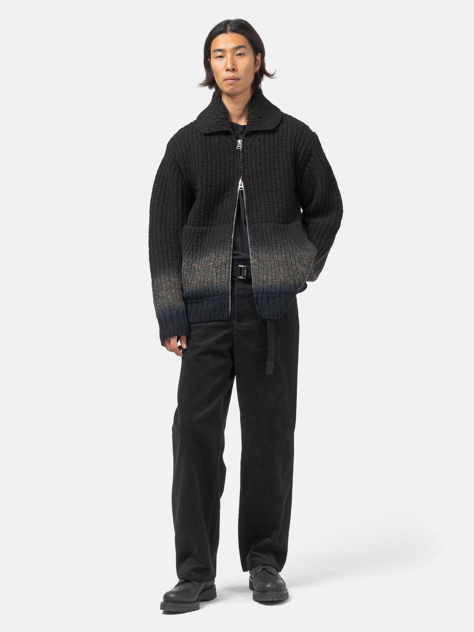 Corduroy Pants Black - 2