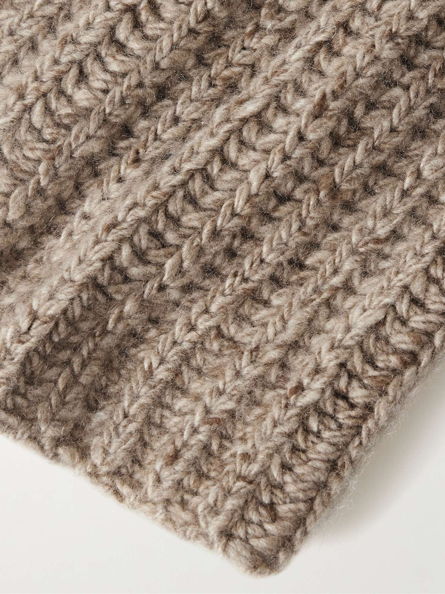 Lutz Ribbed Cashmere Beanie - 3