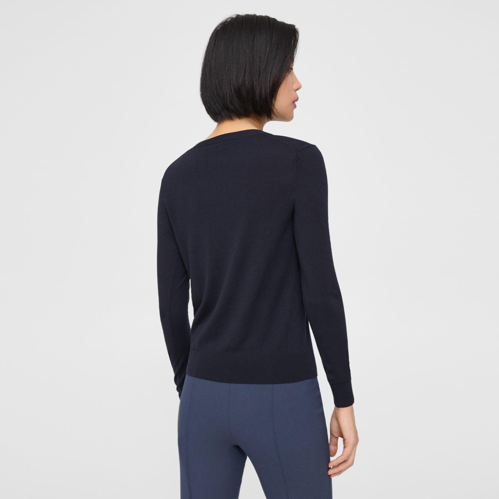 V-Neck Cardigan in Regal Wool - 5