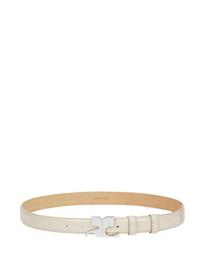 logo-buckle belt 1