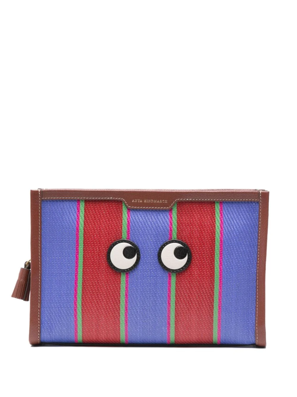 striped eye clutch bag - 1