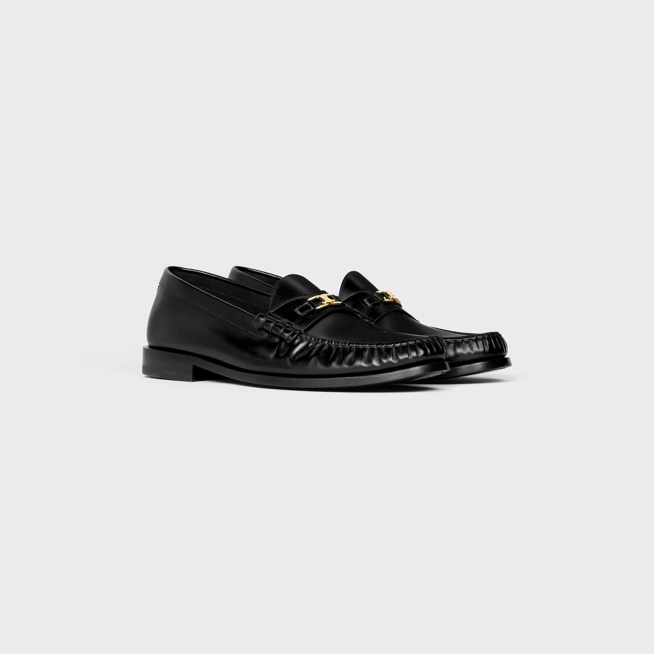 CELINE LUCO Triomphe Loafer in POLISHED BULLSKIN - 2