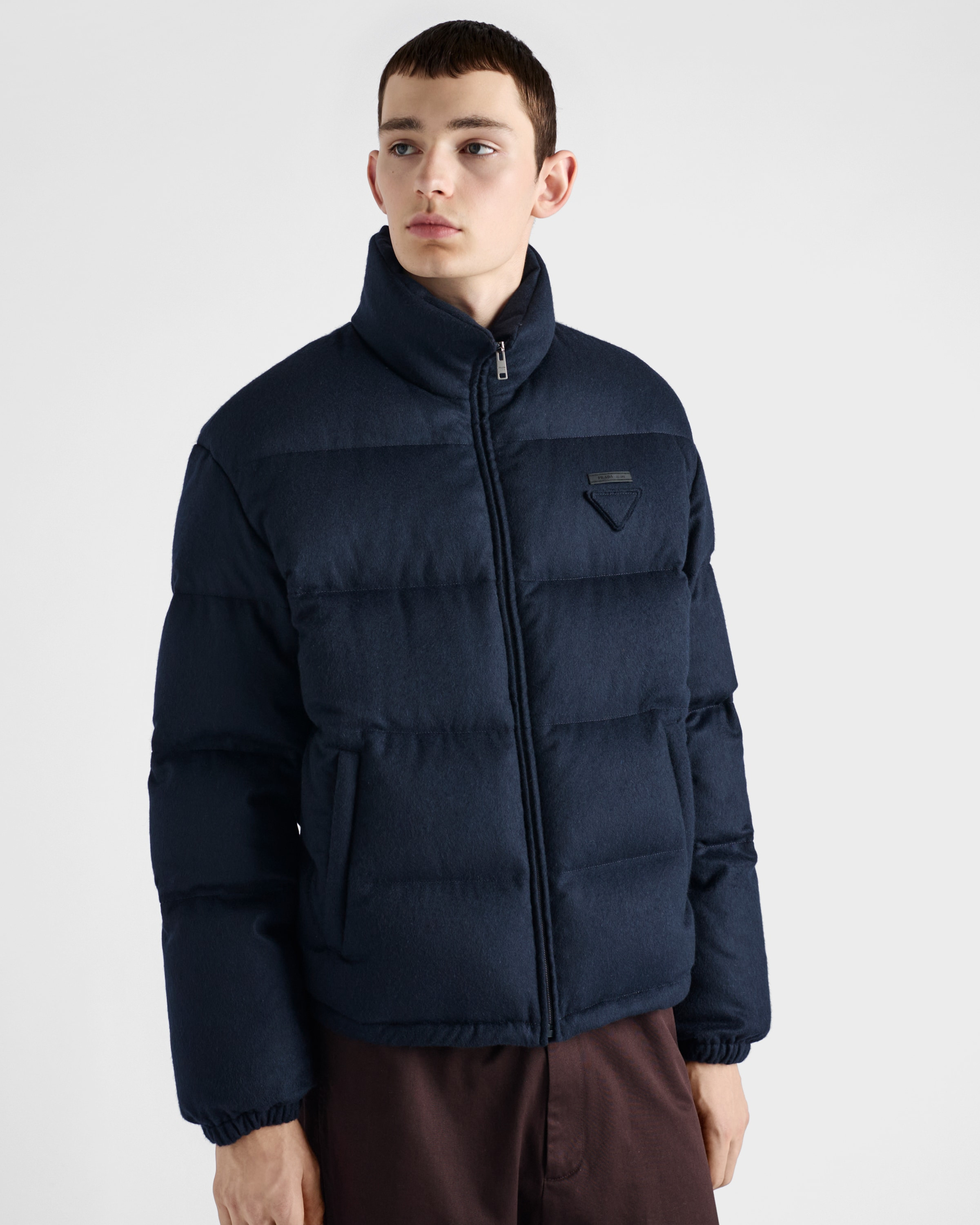 Medium-weight cashmere down jacket - 3