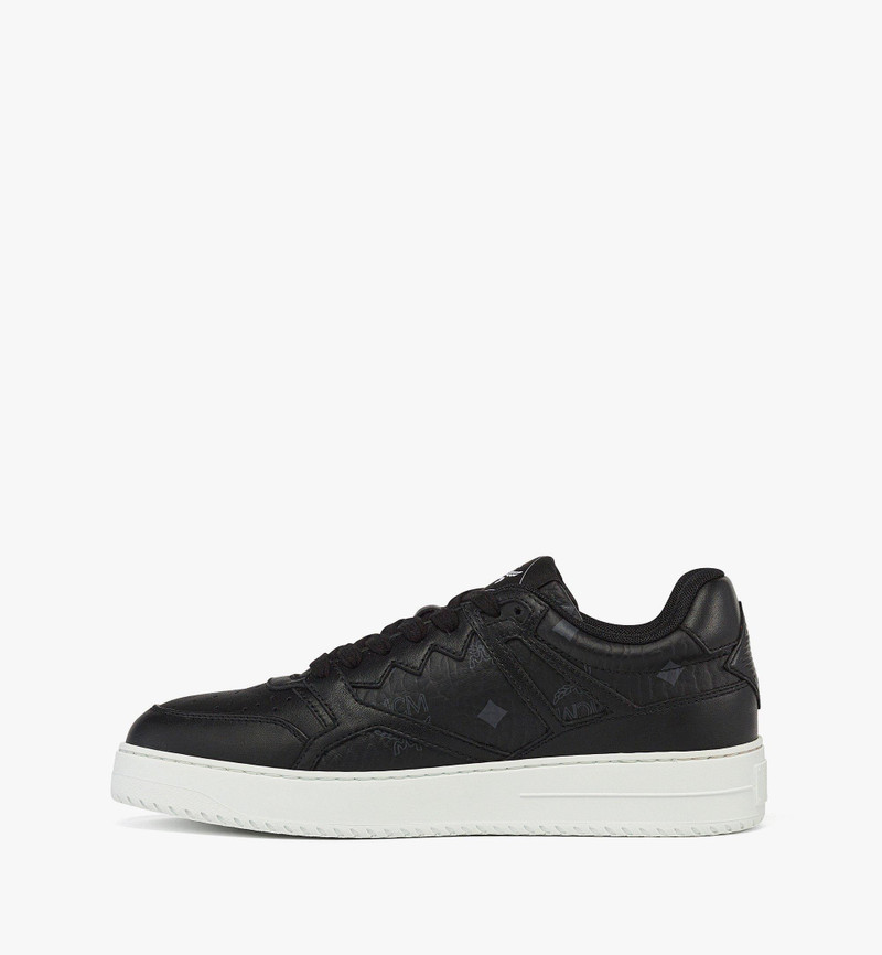 MCM Neo Terrain Lo Sneakers in Visetos Leather Mix outlook