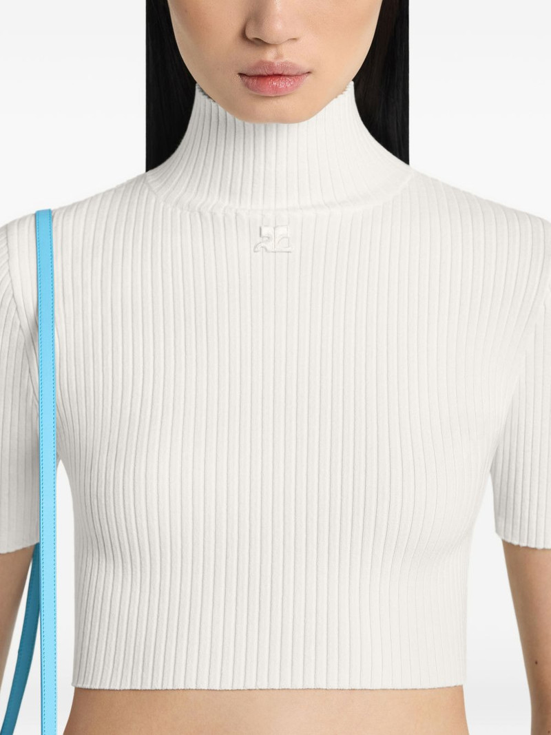 logo-detail cropped sweater 6