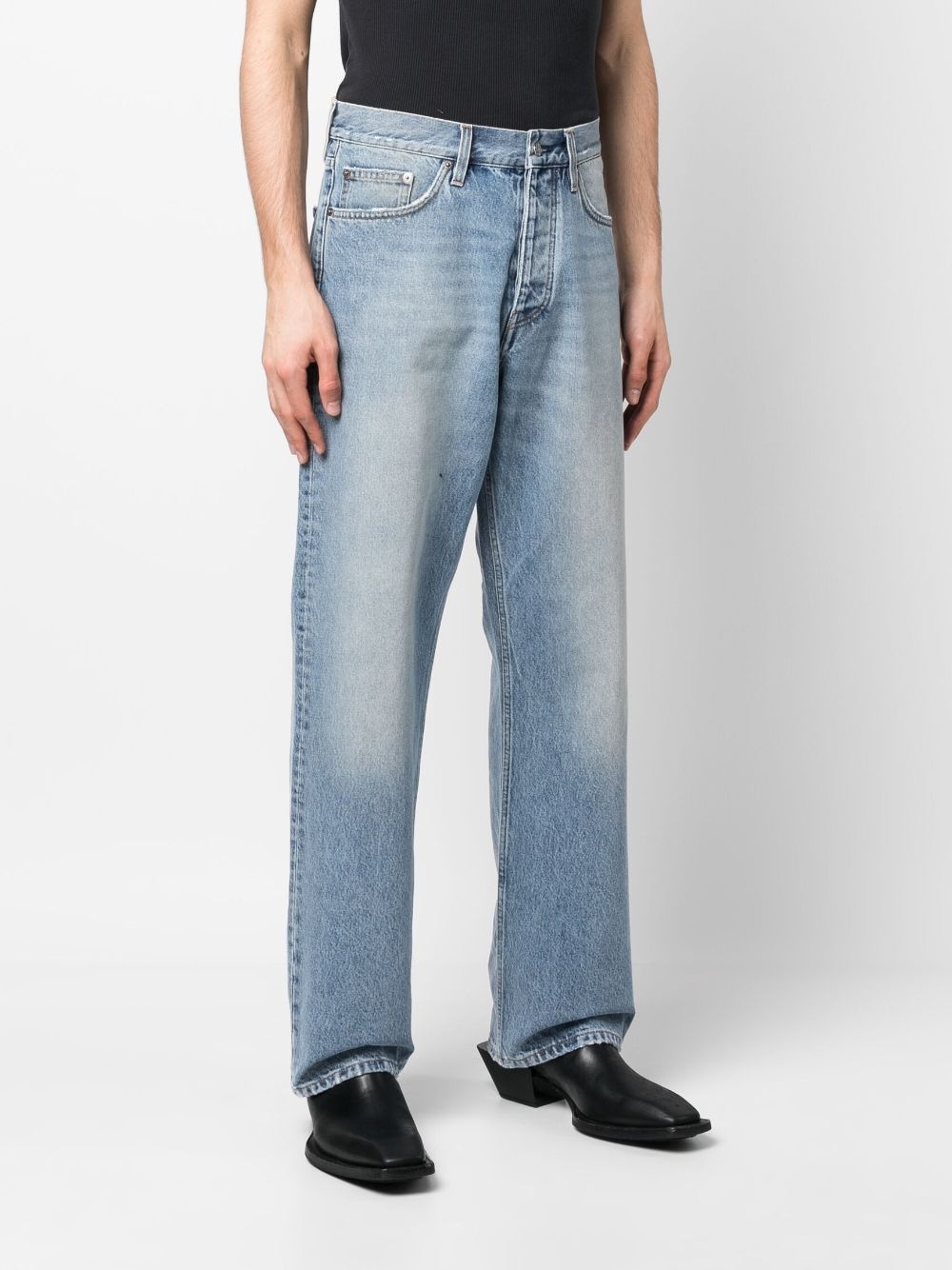 organic-cotton denim pants - 3