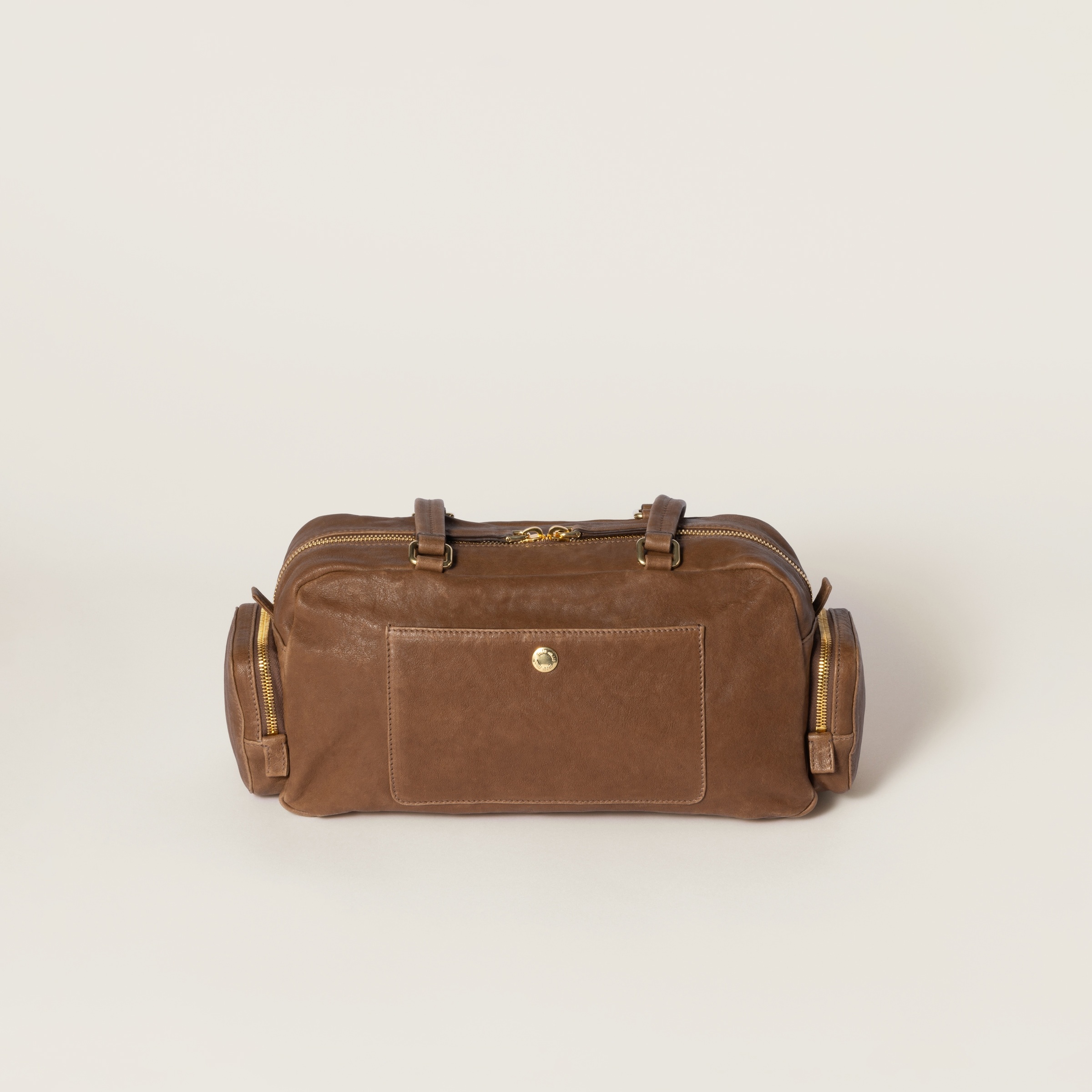 Pocket washed nappa leather bag - 3
