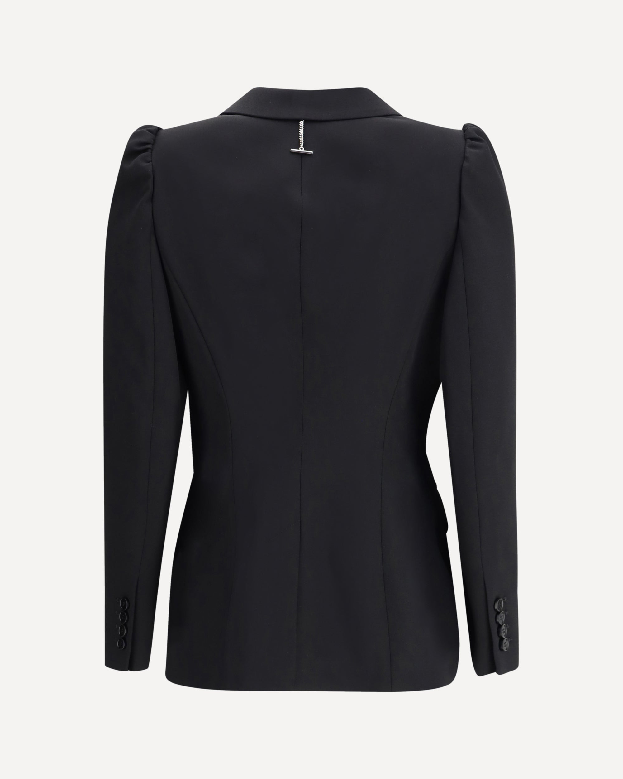 Black single-breasted jacket - 2