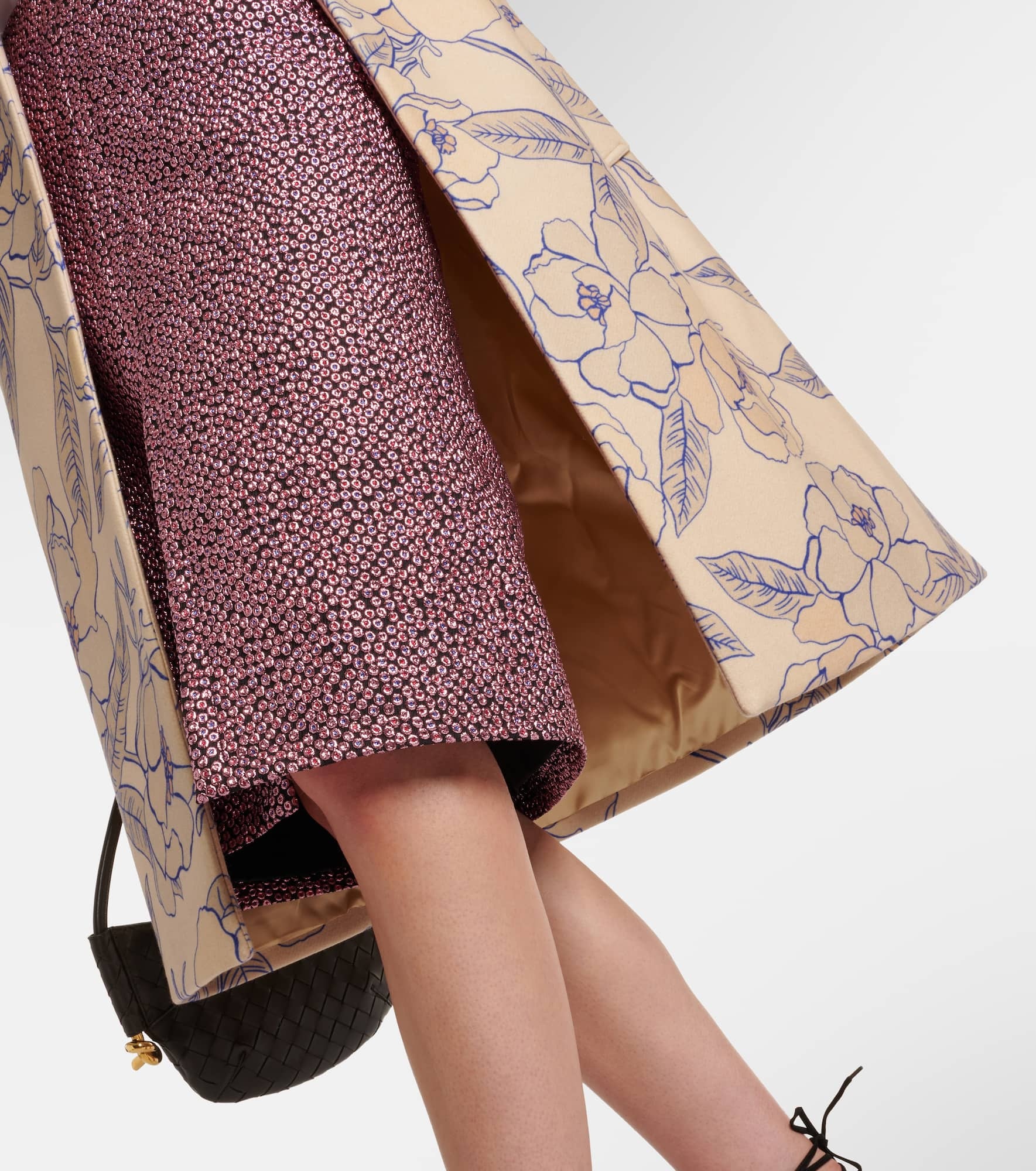 Floral wool-blend trench coat - 6