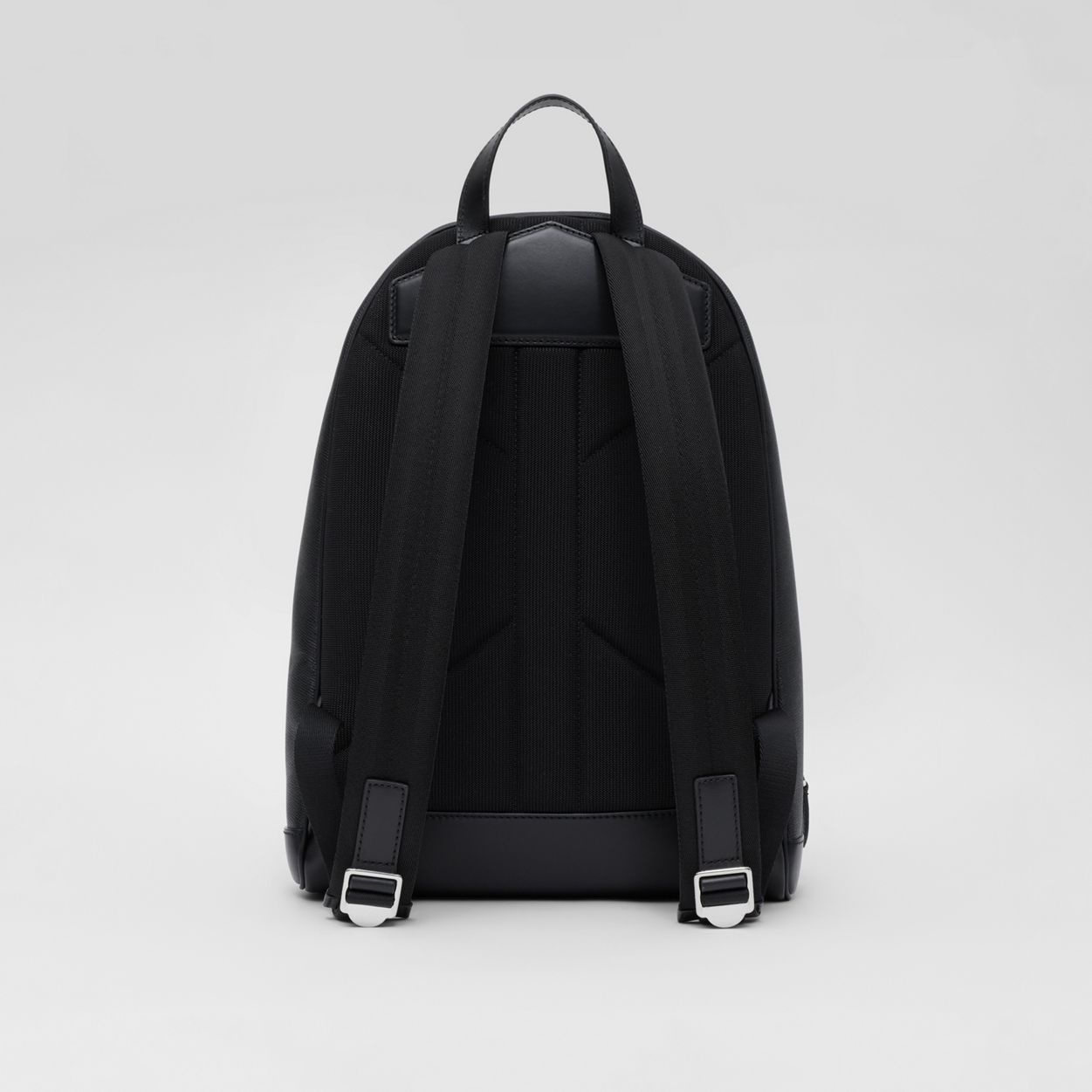 Grainy Leather Backpack - 10