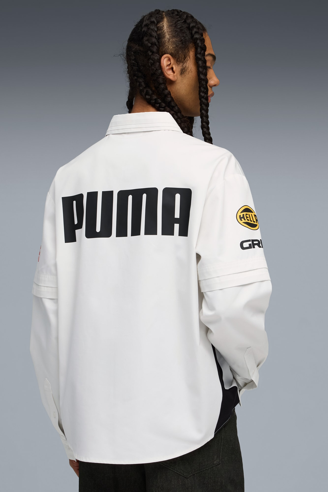A$AP ROCKY x PUMA Layered Pit Crew Button Down - 6