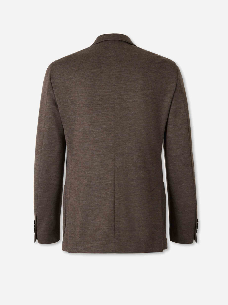 LARDINI STRAIGHT WOOL BLAZER outlook