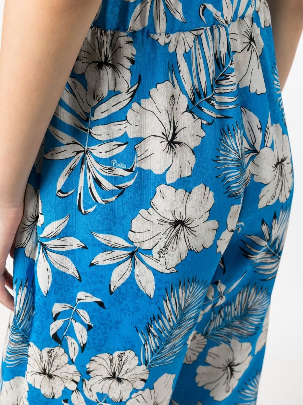 floral-print wide-leg trousers - 5
