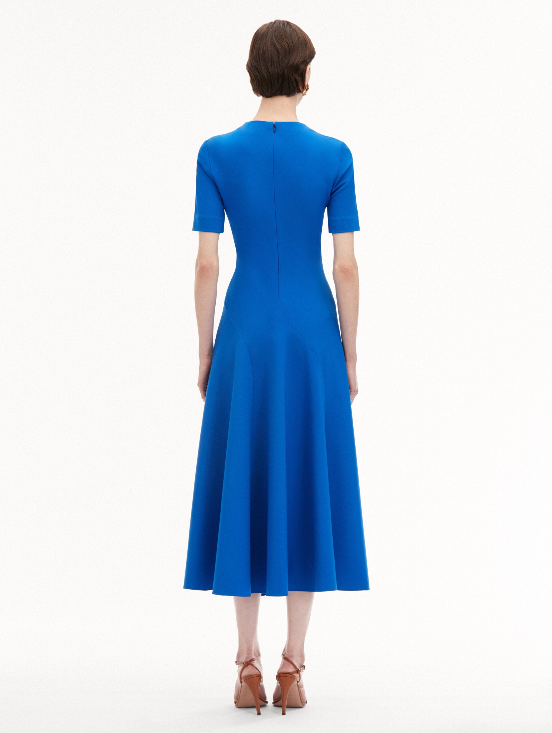WAVE DETAIL MIDI DRESS - 3