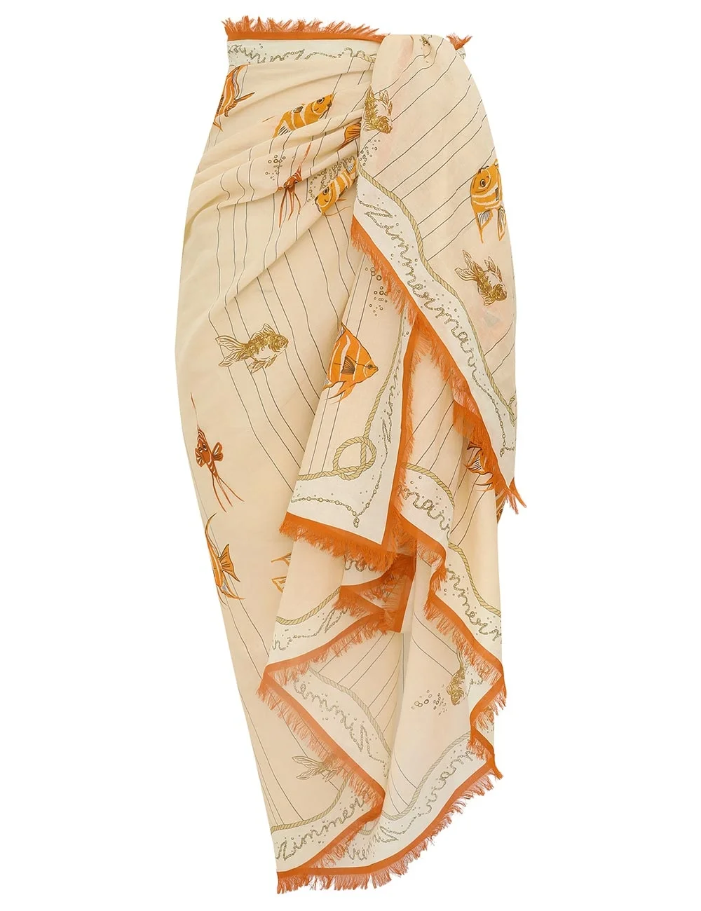 PRINTED COTTON PAREO - 1