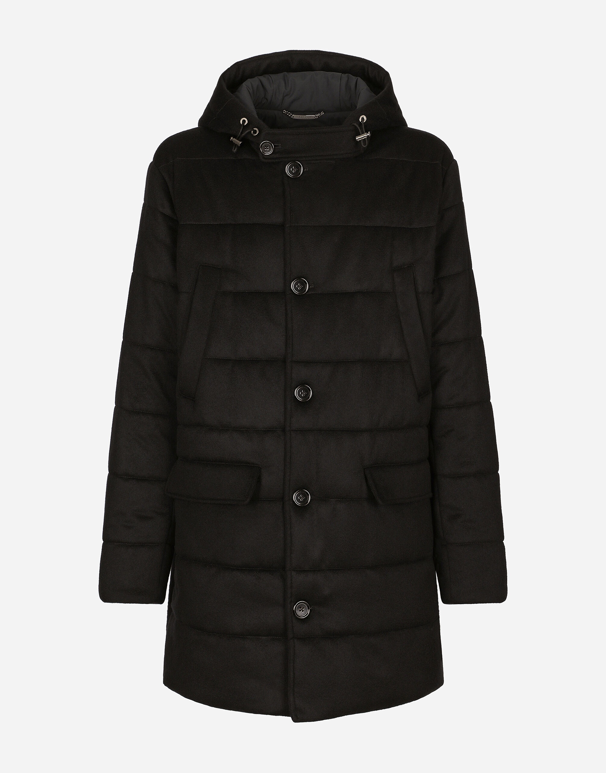 Quilted cashmere parka - 1