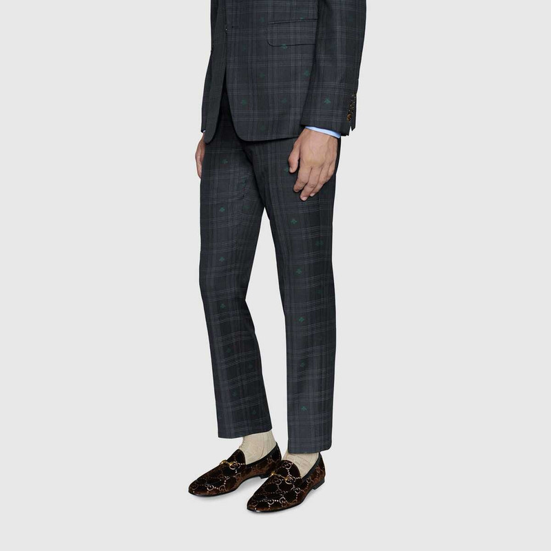 Men's Gucci Jordaan GG velvet loafer 6